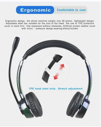 BT202 bluetooth headset call center game headset