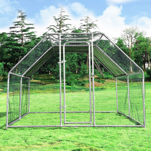 GIBBON Chicken Run оцинкованная дверь с замком, Walk-in Chicken Run House Shade Cage