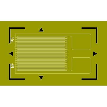 Elastic modulus temperature compensated strain gauge