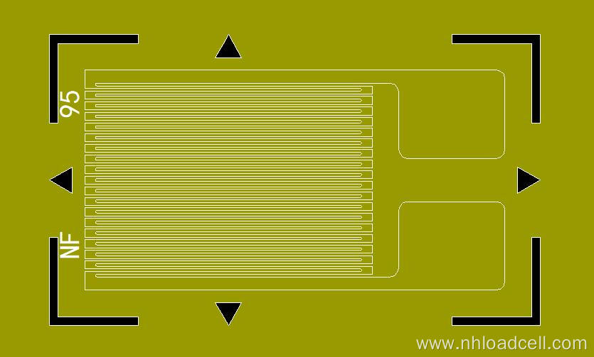 Elastic modulus temperature compensated strain gauge