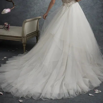 High-low wedding dress cheap wedding dress 2017