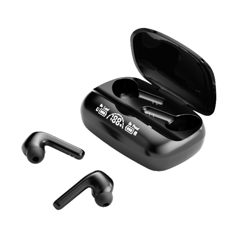 F9 Tws BT5.1 True Wireless Headphones Headset Earbuds Lcd Digital Electric Quantity Waterproof Noise Reduction Wireless Earphone