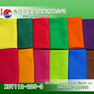 1-5mm Custimized Various Colored Wool felt for Carpet and Decroation