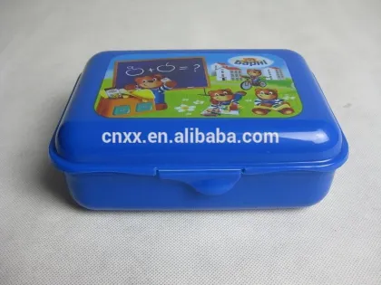 children plastic lunch box /BPA-free lunch box