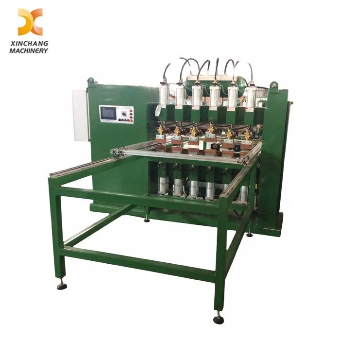 Automatic PLC Saving Energy Wire Pipe Condenser and Evaporator Spot Welder