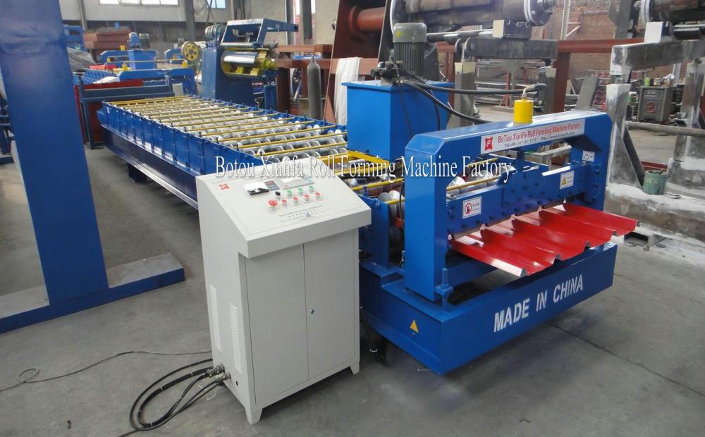 Trapezoidal Iron Roofing Roll Forming Machine