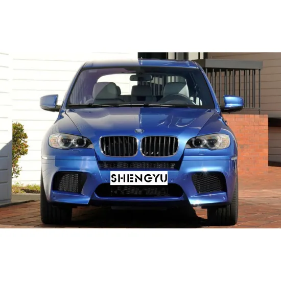 BMW X5 E70 2008-2010 Bumper Body Kit - Upgrade to X5M Model (Includes Front & Rear Bumpers, Grille, and Side Skirts)