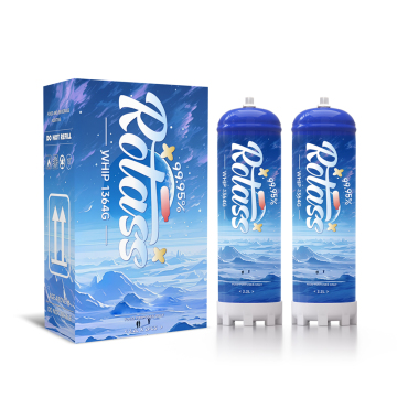 Large 2.2 L Whip Cream Gas Cylinder for Dessert Foaming: Cream Chargers