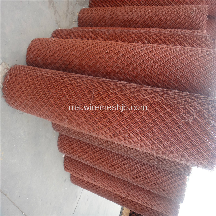 Galvanized / PVC Mendedahkan Mesh Logam Berkembang Untuk Pagar