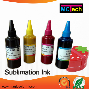 Bulk Dye Sublimation ink for Ricoh Gen5/Gen4 Printhead for T Shirt Printing