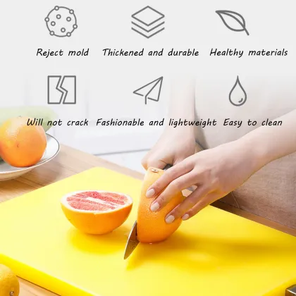 PE Mold-Resistant Plastic Fruit Cutting Board