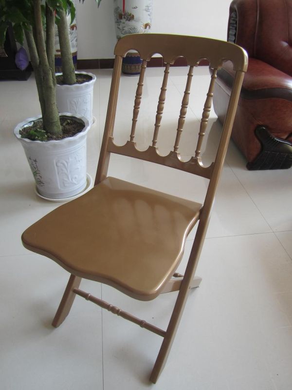 High Good Quality Wood Folding Napoleon Chair