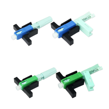 Co-Net SC Fast Connector 50mm الألياف البصرية وموصل سريع SC APC UPC Green Blue Ftth