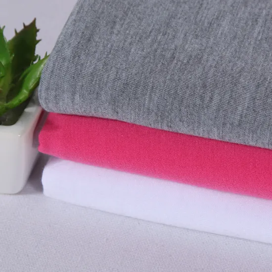 100% spun polyester single jersey fabric for clothing