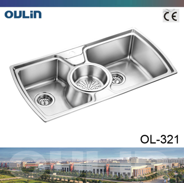 OULIN stainless steel large kitchen sink OL-321