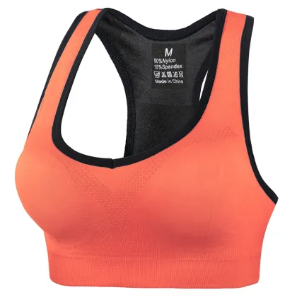 Plus Size Women's Quick Dry Yoga Bra Pullover Activewear