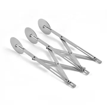 Professional Stainless Steel 3-Wheel Multi-Function Rolling Cutter for Pizza, Fondant, Noodles, Pasta, and Baking