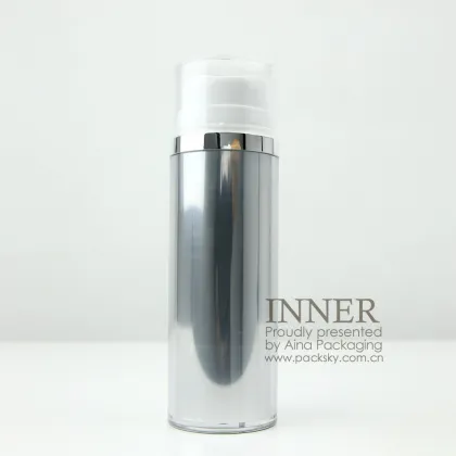 Skincare packaging acrylic cleanser pump face serum bottle