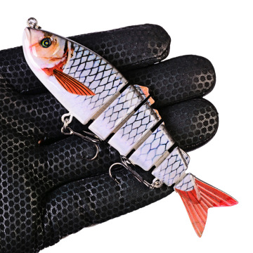 Produsen Abs Hard Plastik 6 Segmen Lure Fishing Baited Bait untuk Air Asin