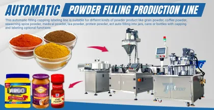 Automatic Powder Bottle Packing Machine for Cake Mix Powder Filling