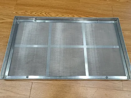 Rk Bakeware China Medical Grade Aluminum Perforated Herbal Baking Tray Herbal Drying Tray