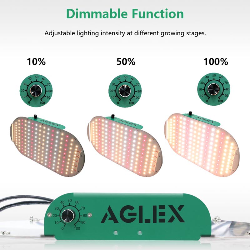 AGLEX K1000 LED Grow Lights Dimmable