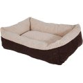 Navy Blue Contrast Color Self Warm Dog Bed