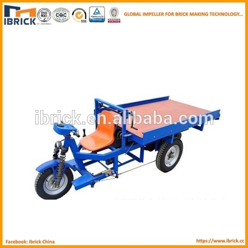 hydraulic lifting battery cart ship clay blocks wet red bricks