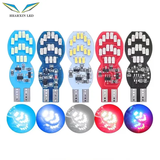 HearxinLED Car Signal Lamp - Plate Light T10 3014 30SMD LED Flowing Flashing Warning Accessory