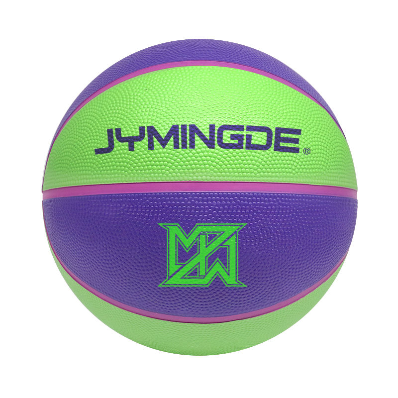 Tamanho 7 Logo de bola de basquete de borracha personalizada