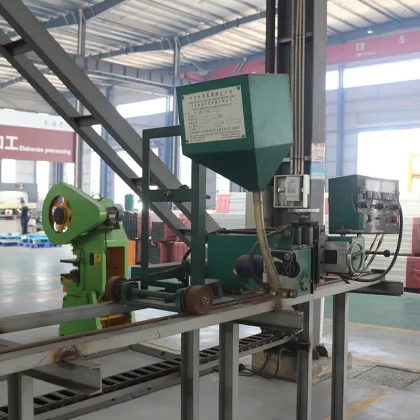 Semi-automatic lamp pole welding equipment