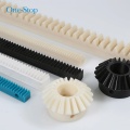 Plastic self lubricating transmission rack pinion