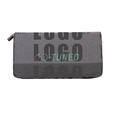 Graduation Racing Seat Belt Fabric Wallet with Zipper and Key Case
