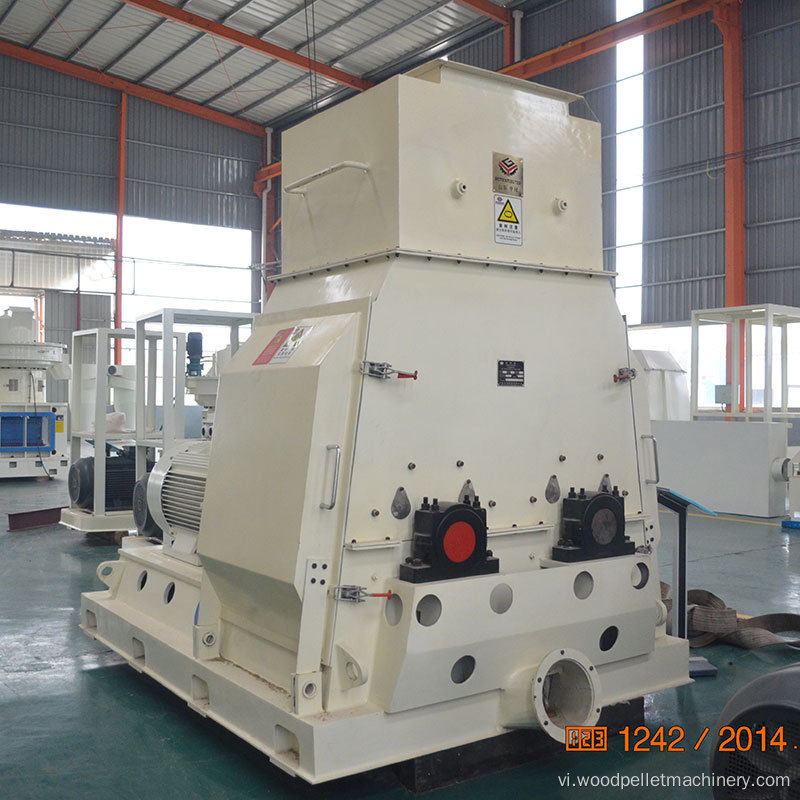 Hiệu quả cao đôi cánh quạt Sawdust Hammer Mill