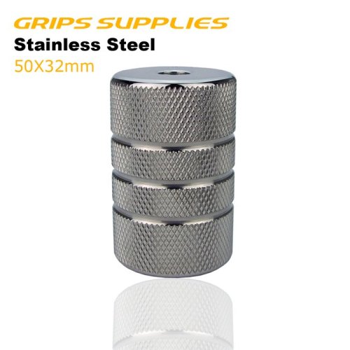 Threaded Tattoo Stainless Steel Grip