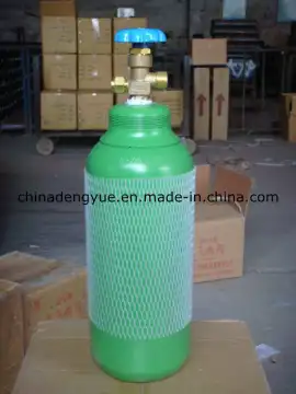 High Pressure Oxygen Tank, Small Portable Oxygen Cylinder
