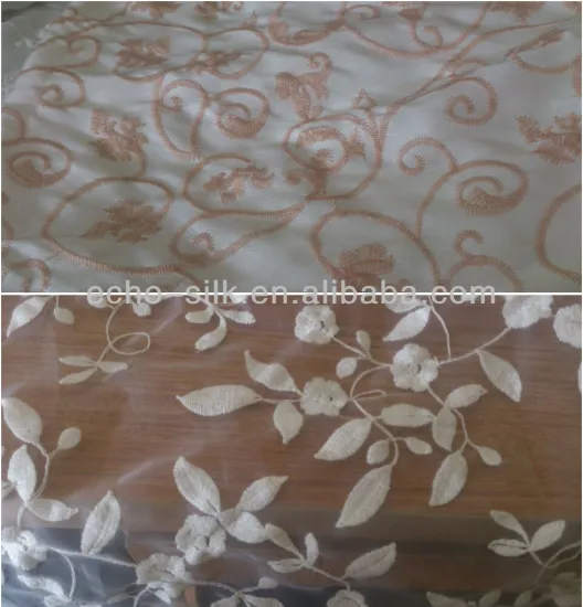 Embroidery Designs On ORGANZ Fabric