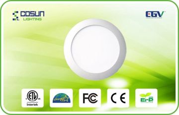 3500k 4 Inch Round Led Flat Panel Lights For Hotel , 125° Led Flat Panel Lighting With Oem Odm