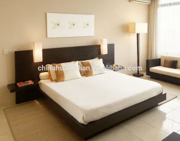 King size hotel bedroom set, black lacquer finished bedroom sets HDBR1113                        
                                                                                Supplier's Choice