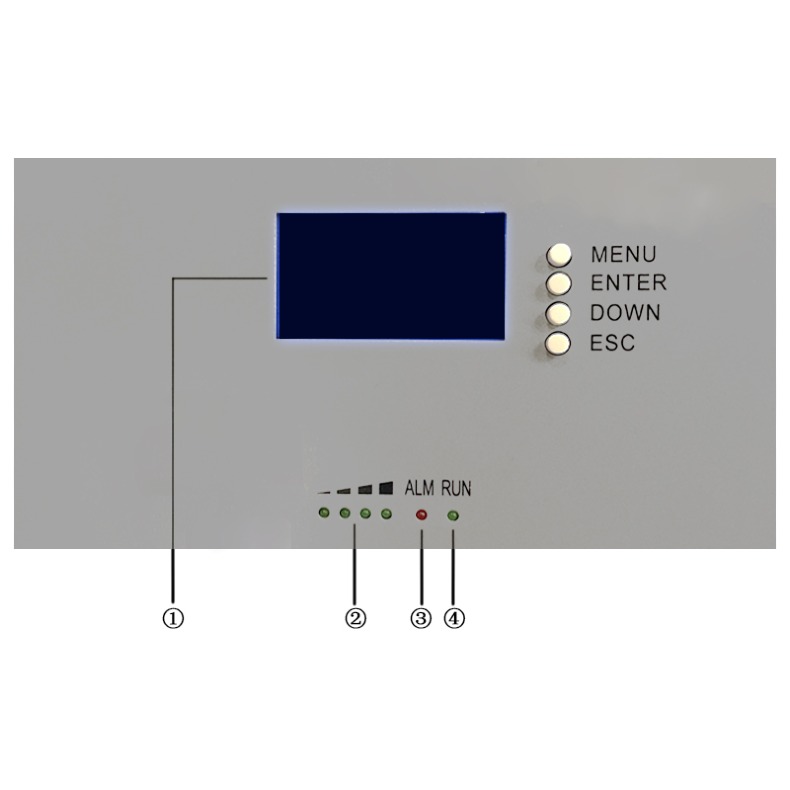 رمادي powerwall نوع Lifepo4 بطارية 48V 200Ah