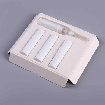 Paper perfume bottle tube pump cosmetics packaging tray