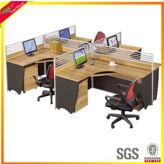Four Seats Office Workstation