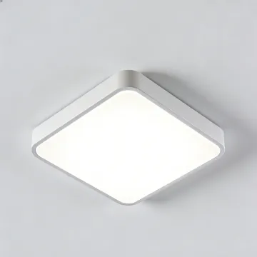 Square flush ceiling light