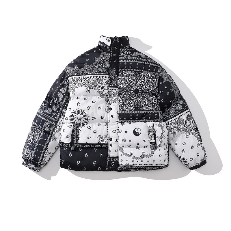 Economico all'ingrosso Bandana Bubble Coat Mens