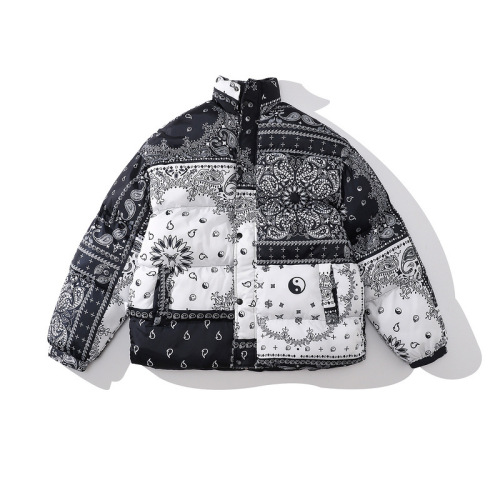 Custo-benefício atacado Bandana Bubble Coat Mens