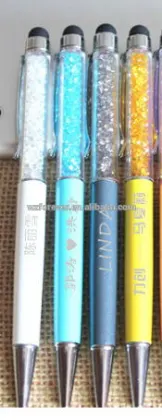 Diamond Bing Metallic Crystal Pen 2 in 1