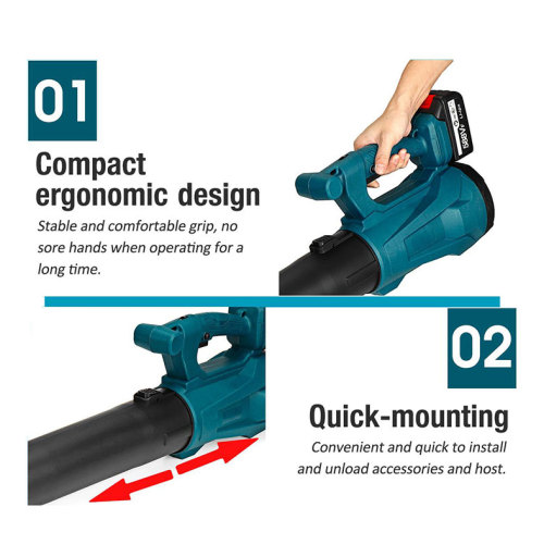 Potencia de litio al aire libre Blower de hoja de aire eléctrico inalámbrico