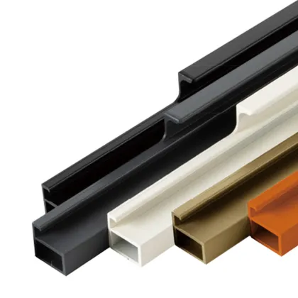 Aluminum Wardrobe Swing Glass Door Cabinet Profiles