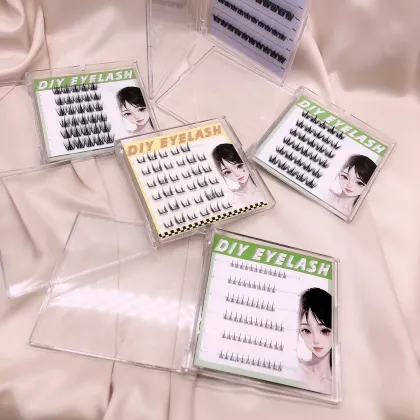 OEM ODM DIY Reusable Self-Adhesive Fan Eyelashes