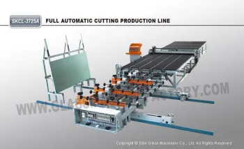 CNC Glass Cutting Production Line With PLC Control